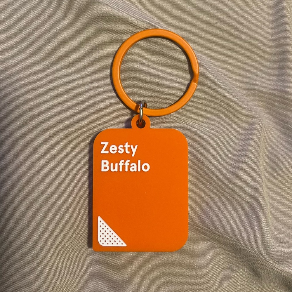 Chick-fil-A “Zesty Buffalo” Sauce Collectible Silicone Keychain